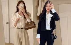 9 công thức diện áo blouse buộc dây điệu đà cho mùa thu