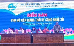 185 đại biểu tham gia Diễn đàn "Phụ nữ Kiên Giang thời kỳ công nghệ số"