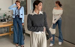 10 set đồ len mỏng đẹp cho mùa lạnh sắp tới