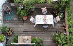 9 thiết kế vườn trên sân thượng phù hợp với nhà nhỏ