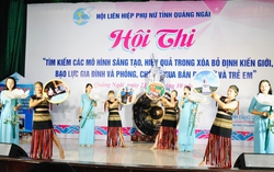 Quảng Ngãi: Hội thi tìm kiếm các mô hình xóa bỏ định kiến giới, bạo lực gia đình
