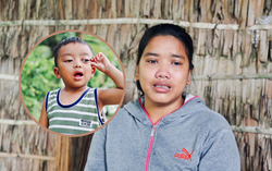 Cha mẹ nghèo bật khóc xin cứu con trai 4 tuổi u hốc mắt mà không tiền mua thuốc