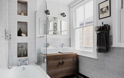 Nâng cao thẩm mỹ phòng tắm nhờ họa tiết trang trí