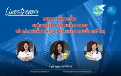 Đón xem Livestream Mua tận gốc giới thiệu sản phẩm OCOP và sản xuất hàng hóa theo chuỗi giá trị