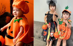 Con của các tuyển thủ tưng bừng đón Halloween