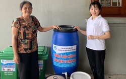 Điểm sáng từ mô hình “Phụ nữ phân loại và xử lý rác hữu cơ bằng men vi sinh IMO”
