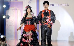 Sinh viên Học viện Phụ nữ Việt Nam sáng tạo, độc lạ với thời trang tái chế