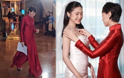 Mẹ vợ Đoàn Văn Hậu 3 lần xuất hiện ở đám cưới đều "gây bão" khi diện áo dài 