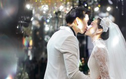 Đoàn Văn Hậu trao nụ hôn ngọt ngào cho Doãn Hải My, cô dâu rưng rưng khi bố chồng phát biểu 