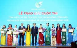 2 tập thể, 18 tác giả đạt giải Cuộc thi "Tìm hiểu giá trị tích cực của tín ngưỡng, tôn giáo trong đời sống gia đình và thúc đẩy bình đẳng giới"