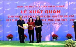 Kiên Giang: Hội LHPN vận động hỗ trợ cán bộ, chiến sĩ tìm kiếm hài cốt liệt sĩ tại Campuchia