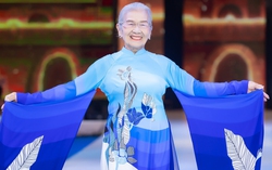 NSƯT Phi Điểu làm vedette show thời trang ở tuổi 91