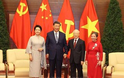 Tổng Bí thư Nguyễn Phú Trọng chia tay Tổng Bí thư, Chủ tịch nước Trung Quốc Tập Cận Bình