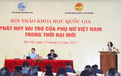 Hội thảo khoa học quốc gia "Phát huy vai trò của phụ nữ Việt Nam trong thời đại mới"