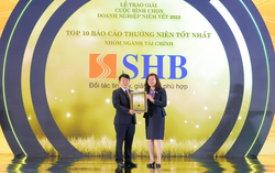 SHB được vinh danh Top 10 doanh nghiệp có Báo cáo thường niên tốt nhất