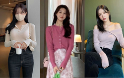 10 chiêu phối áo len mỏng vào mùa Xuân 