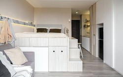 Căn hộ mini chỉ 25m2 có lối thiết kế thông minh, siêu tiện lợi