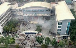 Hà Nội: Cháy lớn tại trường tiểu học Yên Hòa