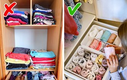 Cách sắp xếp quần áo để căn phòng lúc nào cũng gọn dù diện tích nhỏ