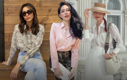 4 chiêu diện áo sơ mi sành điệu