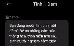 Nở rộ tin nhắn lừa đảo "tình một đêm"