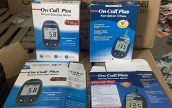 Phát hiện kho thiết bị đo đường huyết giả mạo nhãn hiệu On Call Plus