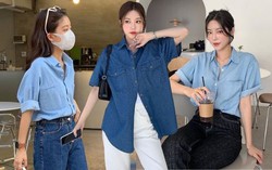 Kiểu áo sơ mi tôn da cứ mặc lên là trẻ thêm vài tuổi 