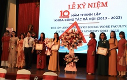  Khoa Công tác Xã hội, Học viện Phụ nữ Việt Nam kỷ niệm 10 năm thành lập