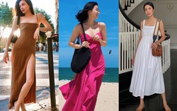 Mặc váy hai dây trẻ trung như sao Việt với 10 công thức