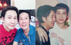 Hé lộ loạt ảnh hiếm rất giống nhau của cố NSƯT Vũ Linh bên con trai nuôi Vũ Luân