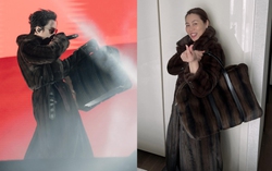 Khoảnh khắc đáng yêu của Sơn Tùng khi "mượn" đồ của mẹ đi diễn