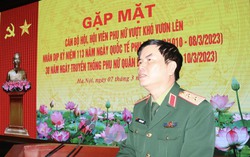 “Mong phong trào phụ nữ vượt khó, vươn lên được lan tỏa trong các đơn vị Tổng cục Hậu cần”