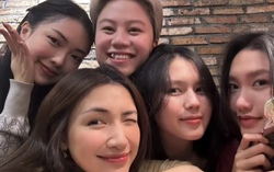 Ngỡ ngàng trước nhan sắc của Hoà Minzy khi chung khung hình với dàn WAGs nổi tiếng