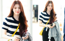 "Bản sao Song Hye Kyo" Han So Hee gây chú ý với khoảnh khắc như cảnh phim tại sân bay