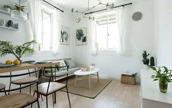 Căn hộ 49m2 vẫn "tươm tất" cho 2 phòng ngủ sau khi được cải tạo lại