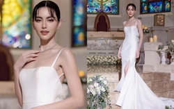 Mai Davika bất ngờ tung ảnh diện váy cưới đẹp như mơ trên lễ đường