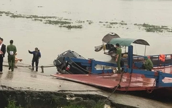 Phát hiện ô tô Land Cruiser chìm dưới sông ở Nam Định, tài xế tử vong bên trong