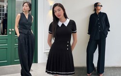 10 set trang phục màu đen trẻ trung và sang trọng 