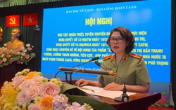 Hội Phụ nữ công an nhân dân các cấp cần xây dựng chương trình hành động sát thực tiễn 