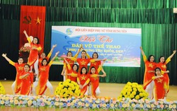 Sôi nổi Hội thi dân vũ thể thao “Phụ nữ Hưng Yên khỏe, đẹp”