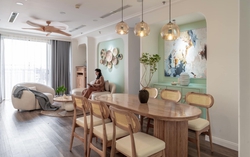 Vợ chồng mua đứt căn hộ giá 4 tỷ, chi gần 600 triệu thiết kế ai cũng mê 