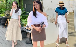 10 cách diện chân váy màu trung tính giúp nàng mặc đẹp mọi lúc mọi nơi