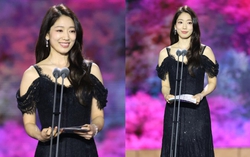 Park Shin Hye xuất hiện chớp nhoáng sau sinh con tại Baeksang 2023 