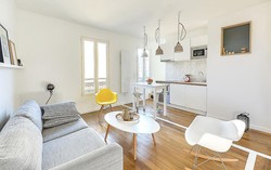 Bố trí nội thất căn hộ có diện tích 61m² với phong cách nhẹ nhàng