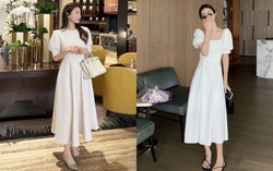 4 kiểu váy trắng vừa xinh vừa tôn dáng cho nàng diện Hè