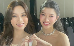 Hoa hậu Đặng Thu Thảo trong lần đầu gặp gỡ "thần tiên tỷ tỷ" thế hệ mới Phương Nhi 
