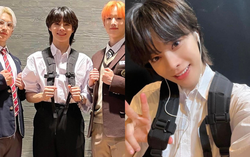 Nam idol người Việt ghi điểm khi mặc đồng phục học sinh trong show âm nhạc Hàn Quốc