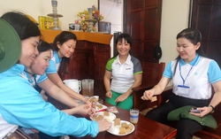 Đĩa bánh Đông sương mát lòng cán bộ Hội nơi đảo xa nắng gió
