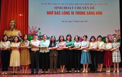 Học và làm theo Bác góp phần xây dựng người cán bộ Hội chuyên nghiệp, hiệu quả