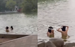 Đã xác định được 2 người "tắm tiên" tại hồ Hoàn Kiếm